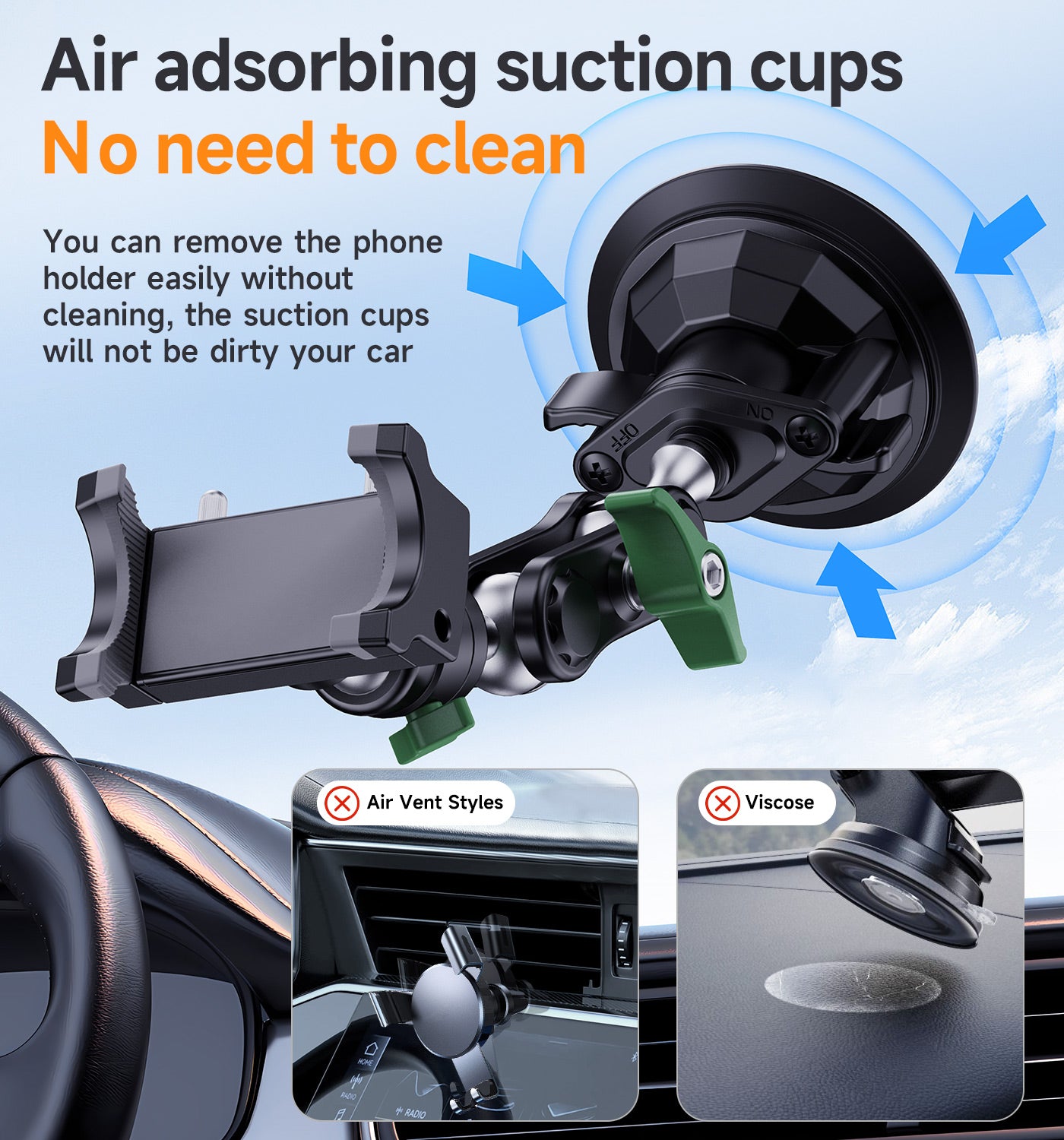 [NEW IN] MAGIC JOHN Almighty High-Performance Ultra-Durable Car Phone Holder