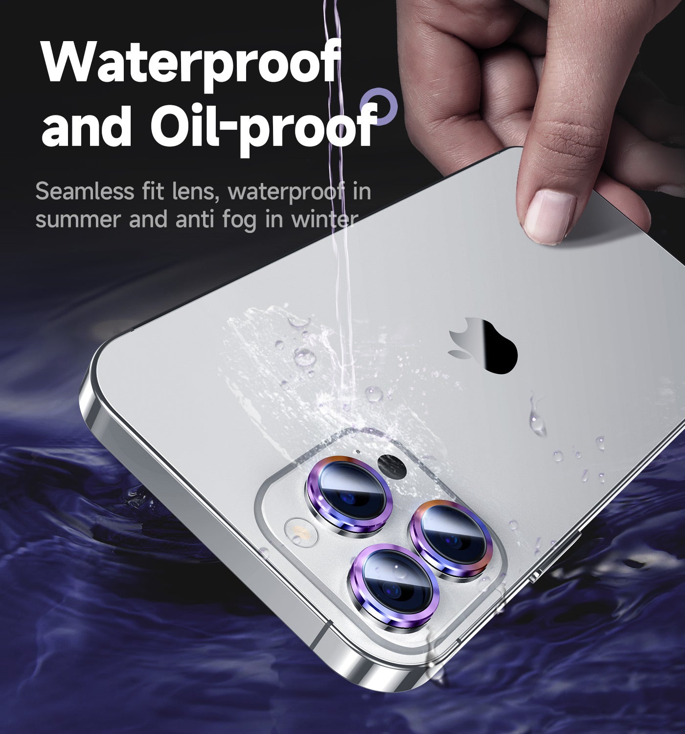 MAGIC JOHN Camera Lens Protector For iPhone 11/12/13/14/15 Series