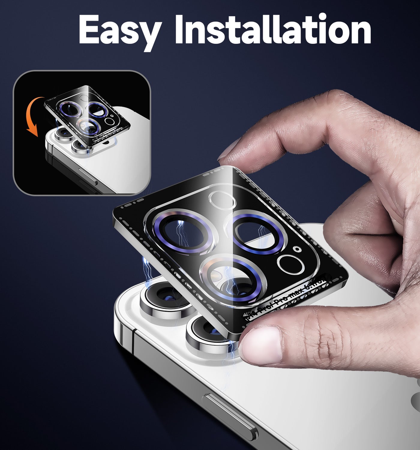 MAGIC JOHN Camera Lens Protector For iPhone 11/12/13/14/15 Series