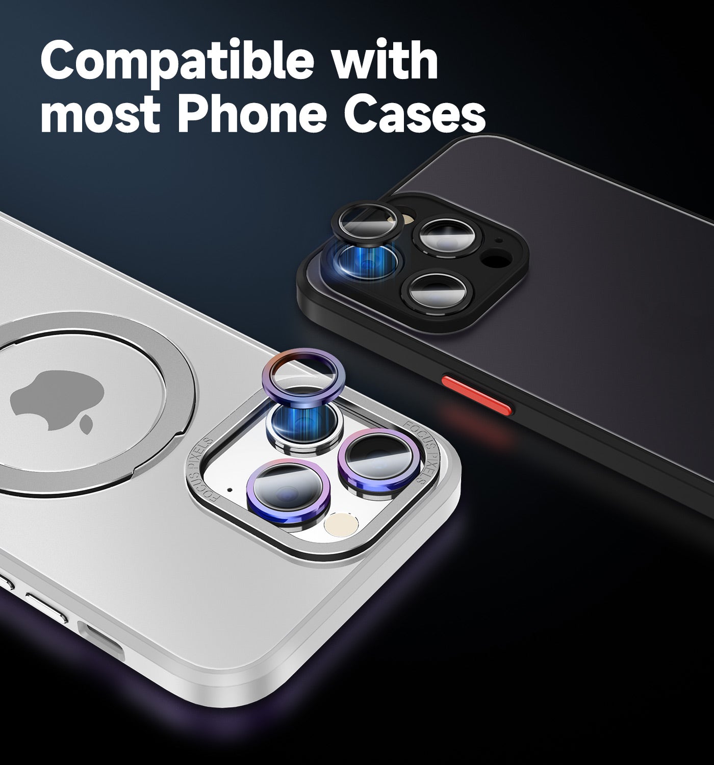 MAGIC JOHN Camera Lens Protector For iPhone 11/12/13/14/15 Series