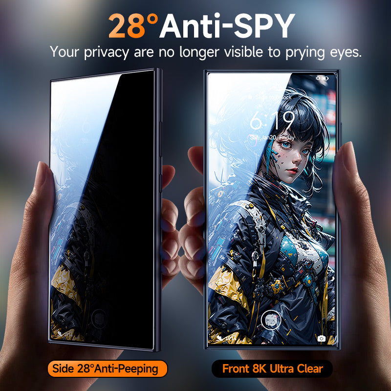 MAGIC JOHN Samsung Screen Protector - Dust Free Without Bubbles